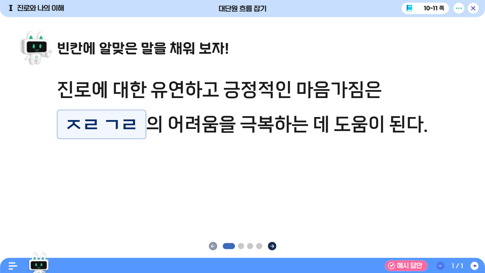 천재 진로와 직업 교과서 e-book